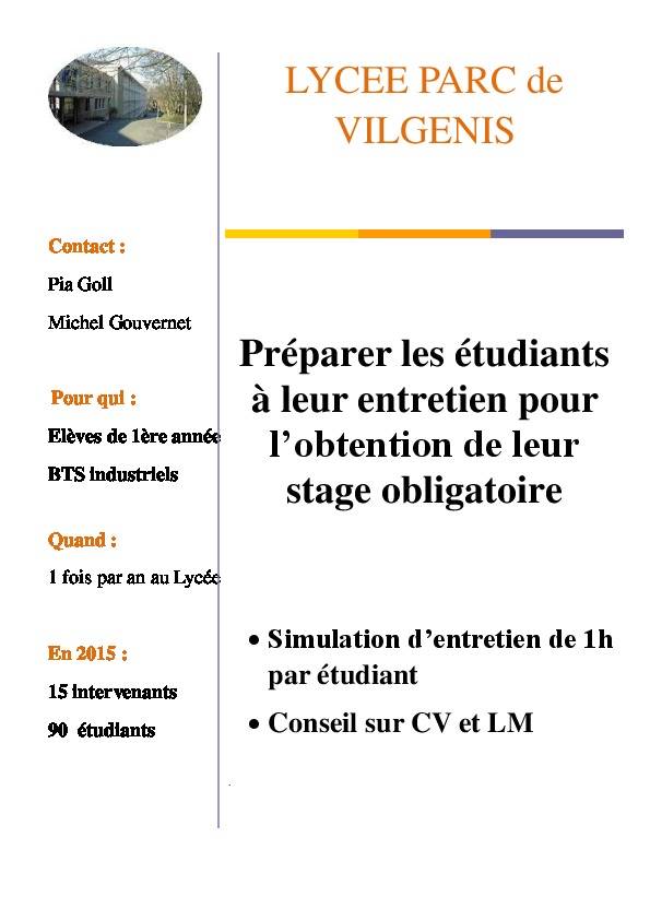 Fiche IP7 Lycee Vilgenis