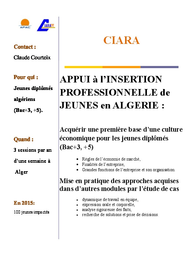 Fiche SI2 Ciara