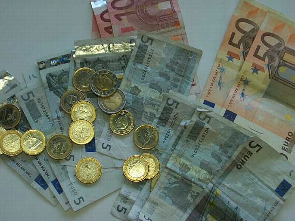 Argent euros monnaie billets banque