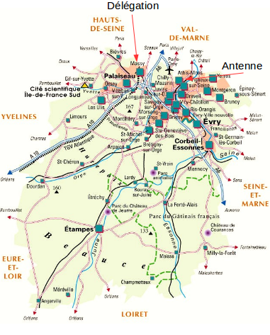 Carte essonne dt antenne